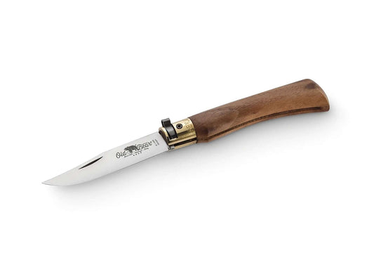 Briceag S Walnut Old Bear- Maner din Nuc, Sistem Twist Lock