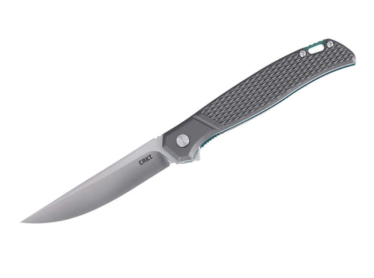 Briceag Scar Aluminum CRKT- Lama Otel D2, Maner Aluminiu