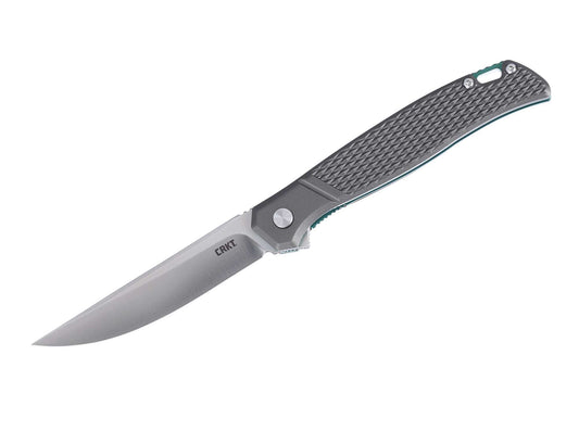 Briceag Scar Aluminum CRKT- Lama Otel D2, Maner Aluminiu