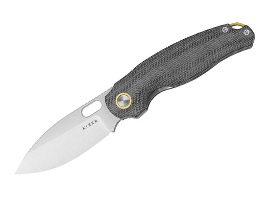 Briceag Seagull Black Micarta Kizer- Lama, Maner Micarta Negru