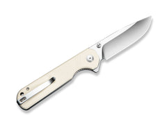 Briceag SENCUT Aetheris Ivory G10 CWS International- Lamă 9Cr18MoV, Mâner G10 Crem
