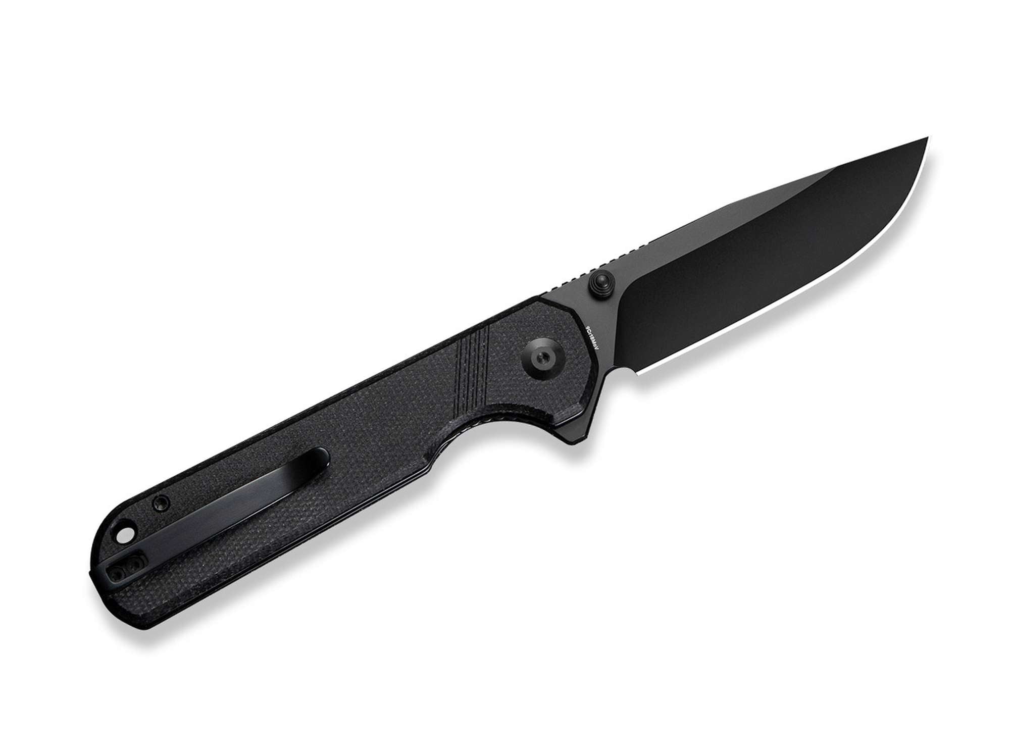 Briceag SENCUT Aetheris Micarta All Black CWS International Co.,Limited- Lama 9Cr18MoV, Maner Micarta