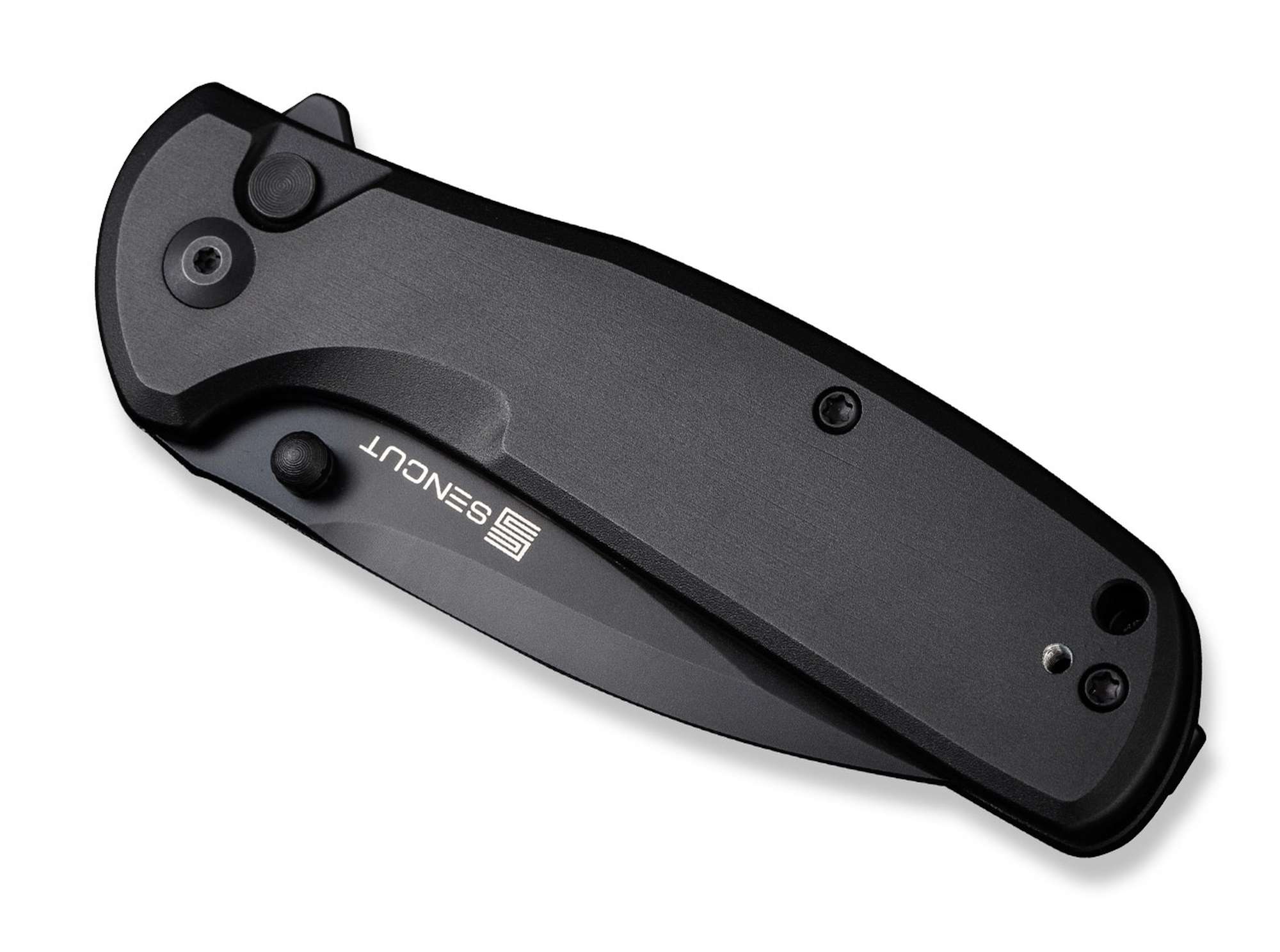 Briceag SENCUT ArcBlast Aluminum All Black CWS International Co.,Limited- EDC, Button Lock