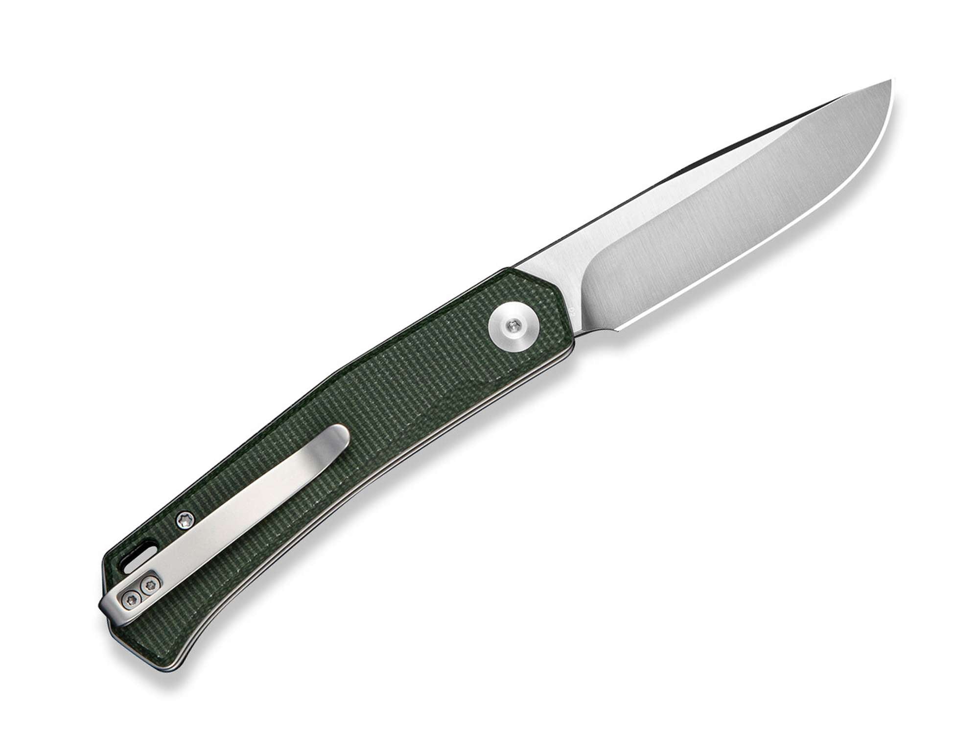 Briceag SENCUT Braxx D2 Green Micarta CWS- Slip Joint, EDC