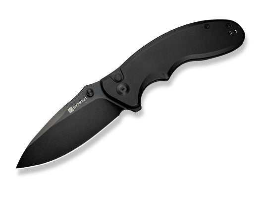 Briceag SENCUT Cybrix Aluminum All Black CWS International Co.,Limited- Utilizare EDC, Button Lock