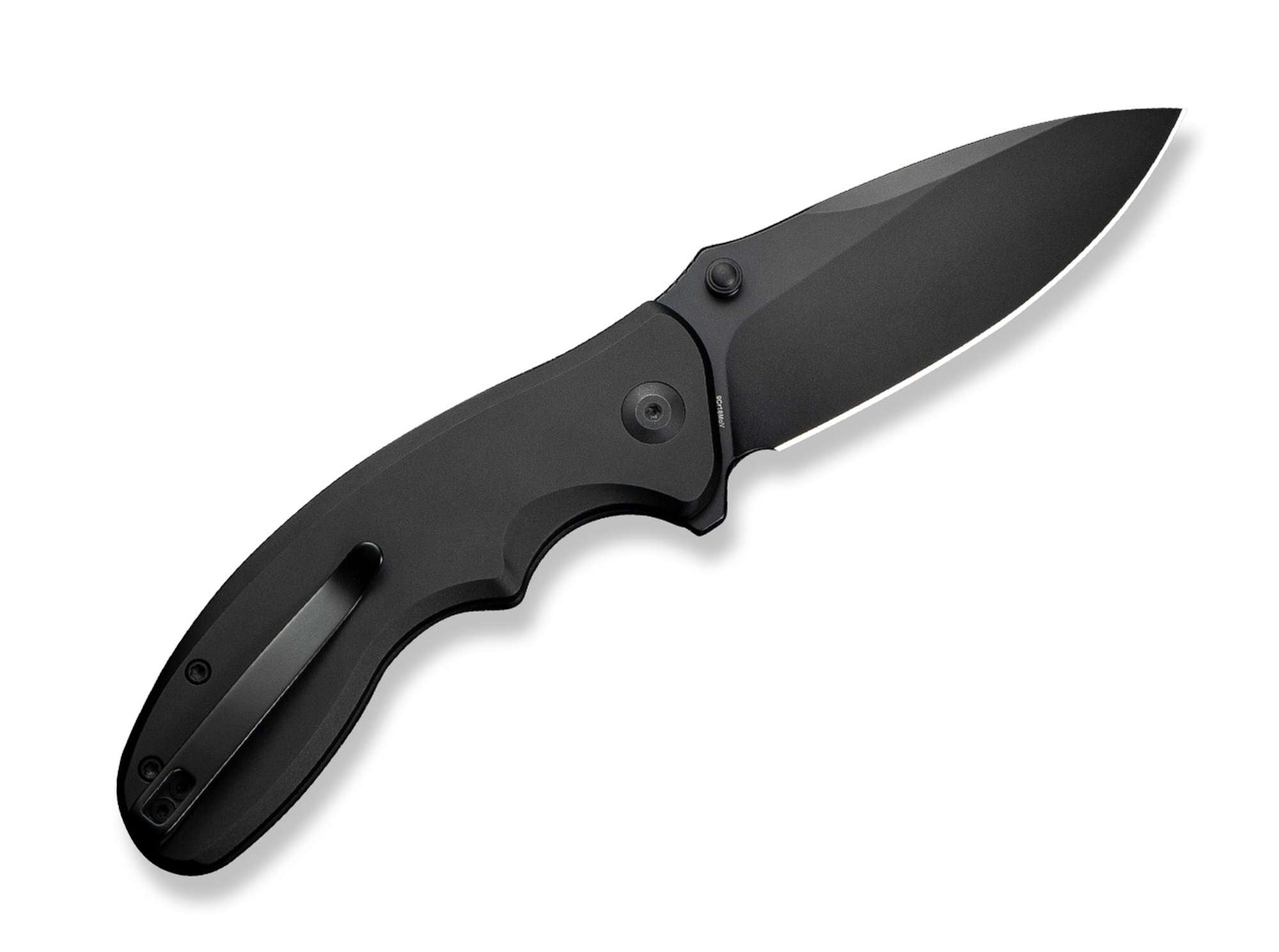 Briceag SENCUT Cybrix Aluminum All Black CWS International Co.,Limited- Utilizare EDC, Button Lock