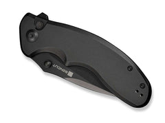 Briceag SENCUT Cybrix Aluminum All Black CWS International Co.,Limited- Utilizare EDC, Button Lock