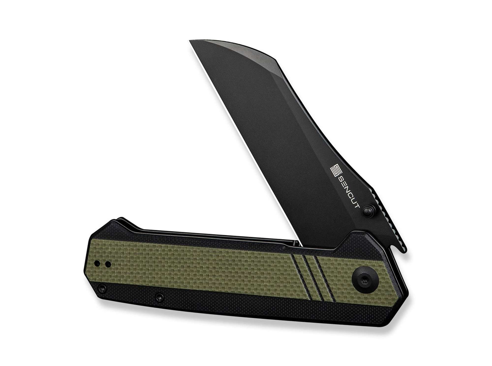 Briceag SENCUT Draxor G10 Green & Black CWS International- EDC, Prindere G10