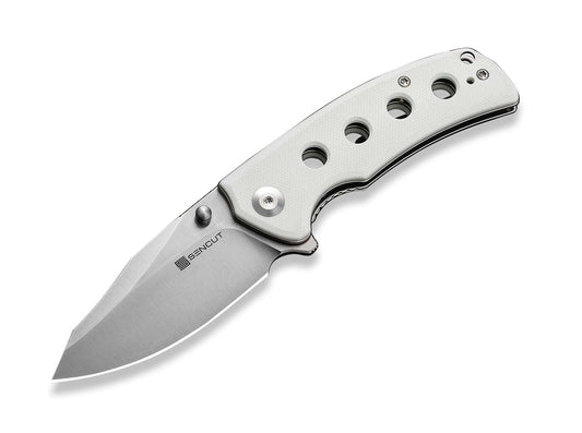 Briceag SENCUT Excalis G10 White CWS International Co.,Limited- Lama Tanto, EDC