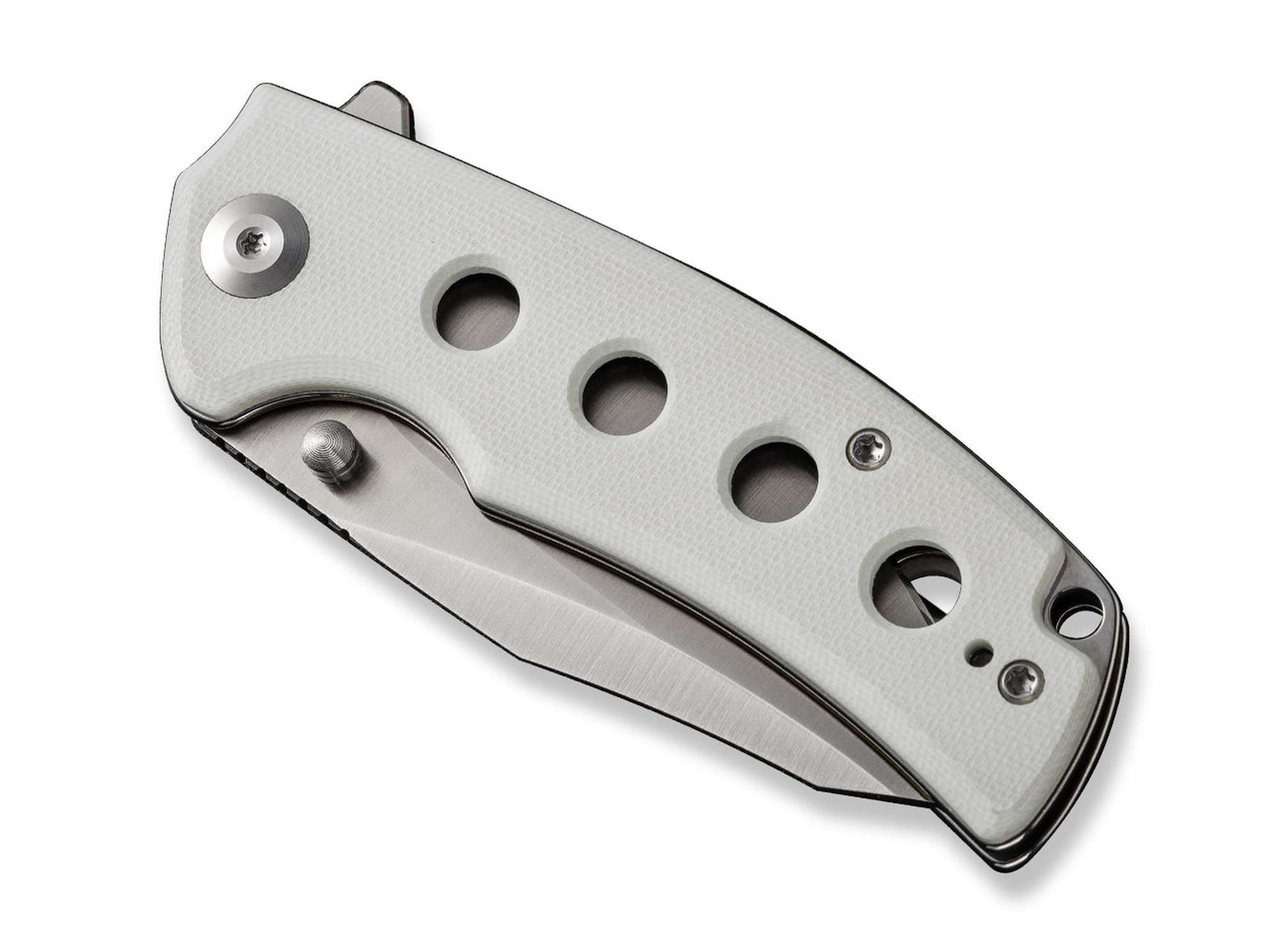 Briceag SENCUT Excalis G10 White CWS International Co.,Limited- Lama Tanto, EDC