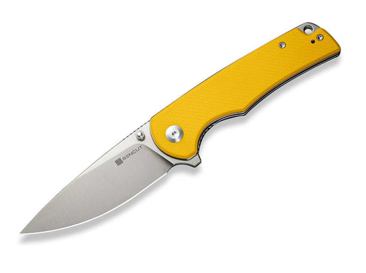 Briceag SENCUT Praktisk G10 Yellow CWS International Co.,Limited- Utilizare EDC, Maner G10
