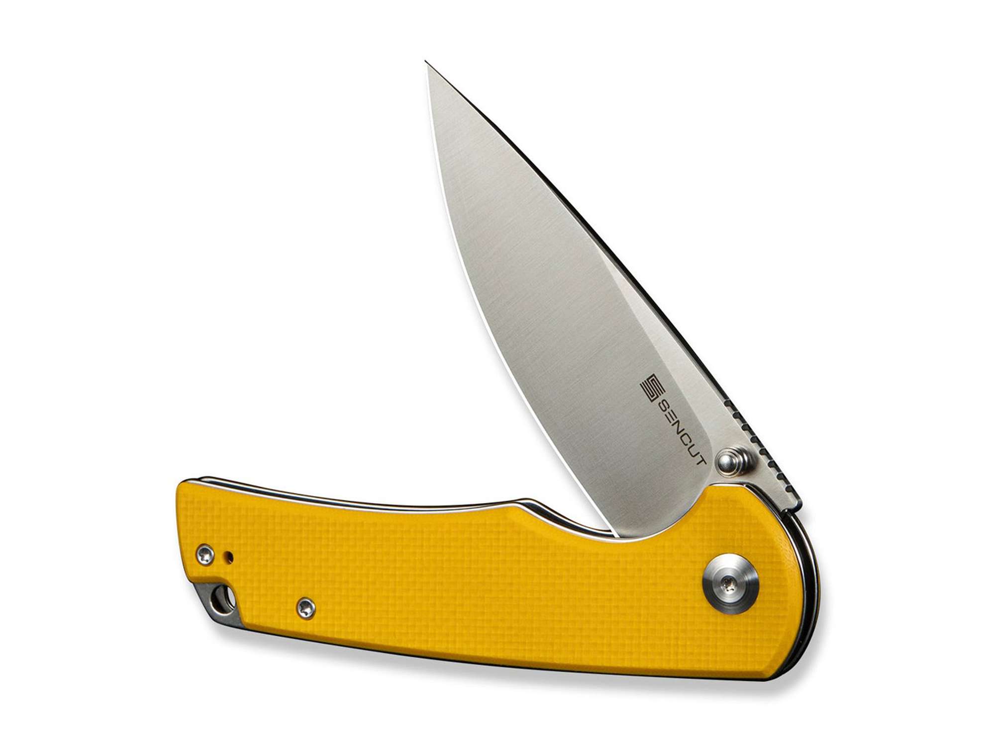 Briceag SENCUT Praktisk G10 Yellow CWS International Co.,Limited- Utilizare EDC, Maner G10