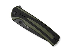 Briceag SENCUT Regnator Green & Black G10 Black Blade