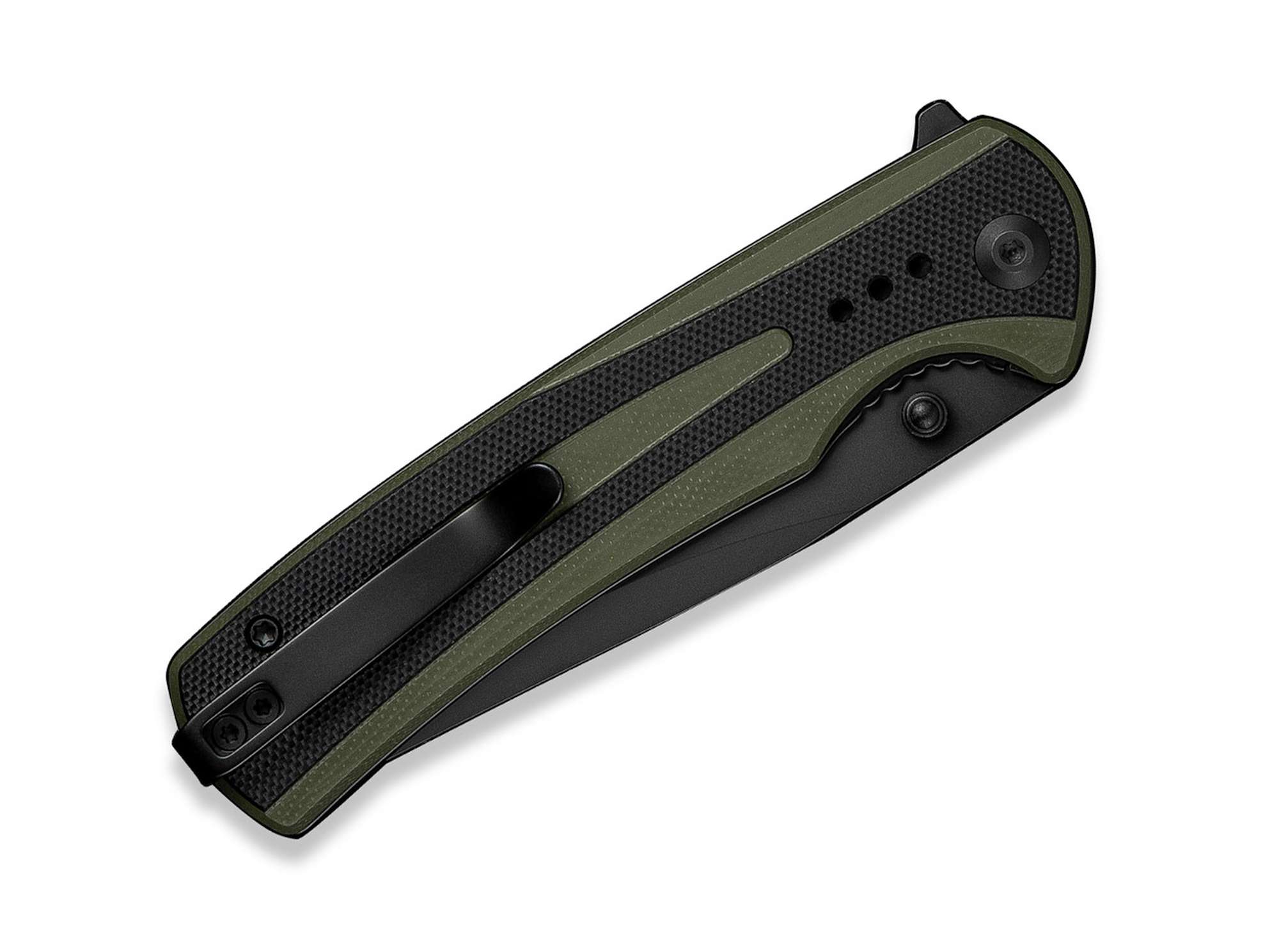 Briceag SENCUT Regnator Green & Black G10 Black Blade