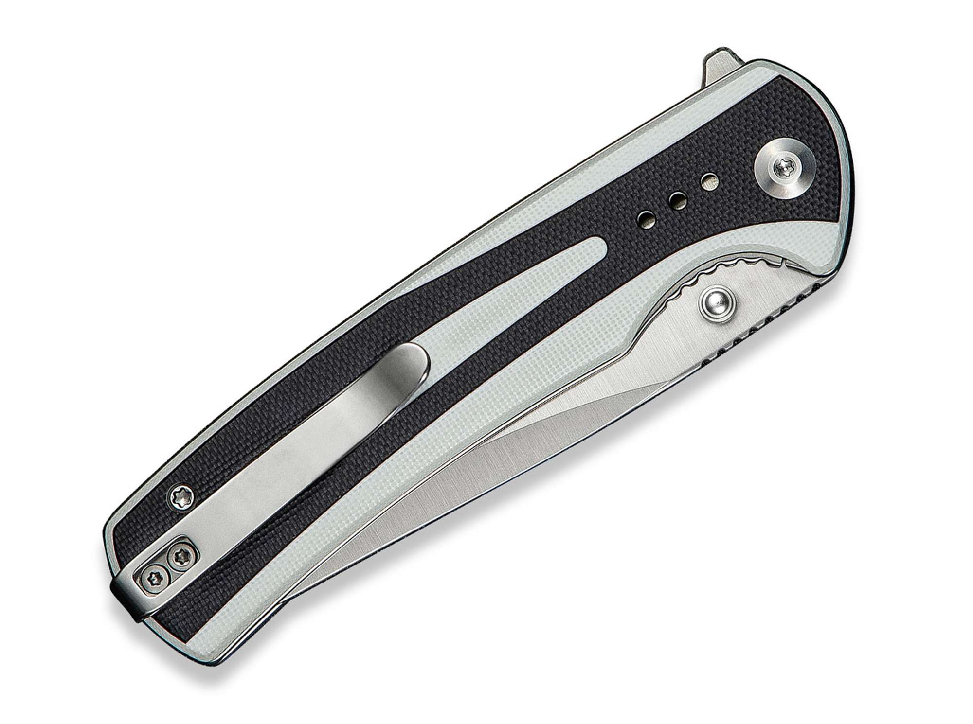 Briceag SENCUT Regnator White & Black G10 CWS International Co.,Limited- Utilizare EDC, Maner G10