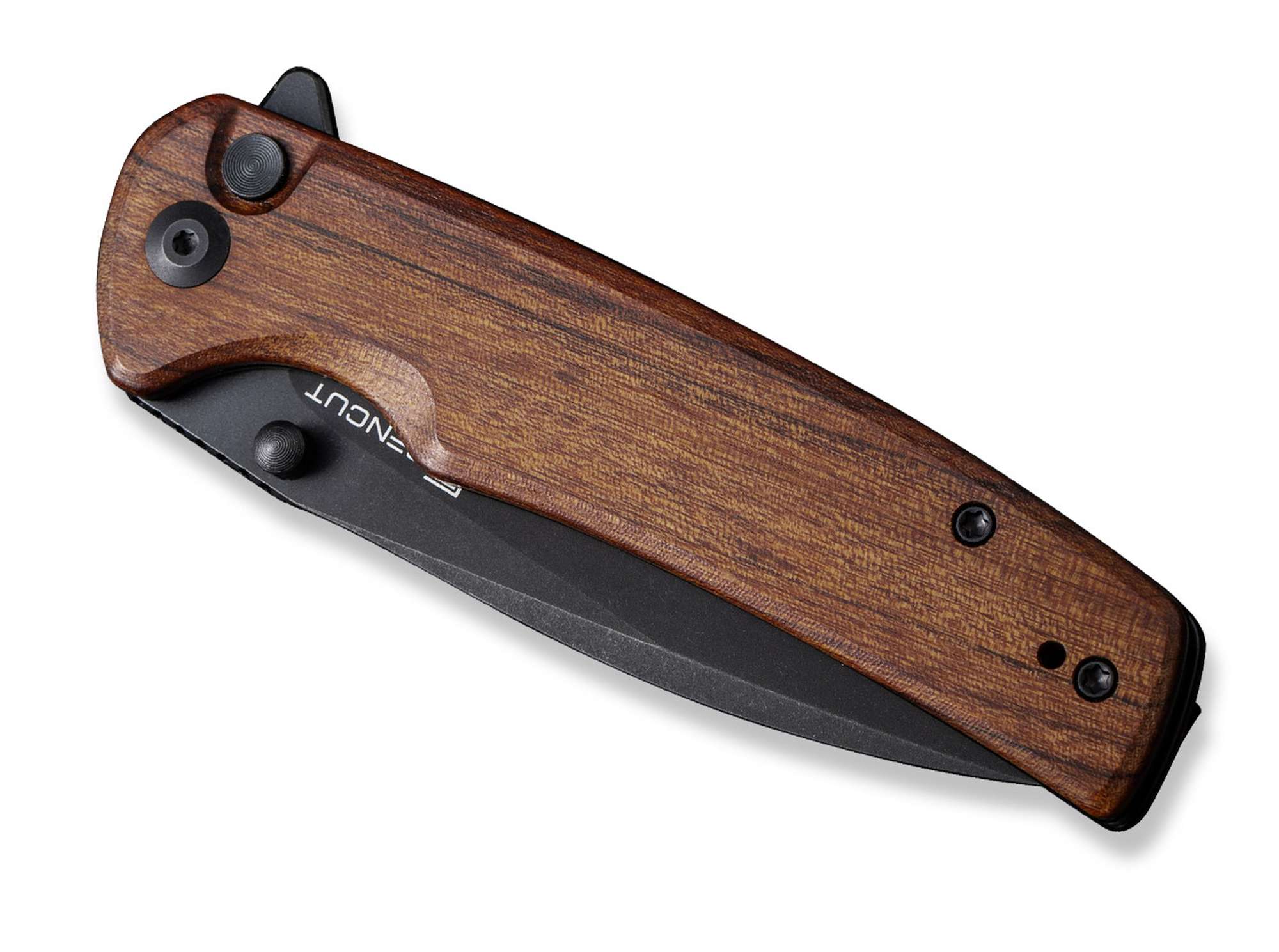 Briceag SENCUT Sachse Guibourtia Black Blade CWS International Co.,Limited- Button Lock, EDC