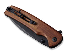 Briceag SENCUT Sachse Guibourtia Black Blade CWS International Co.,Limited- Button Lock, EDC