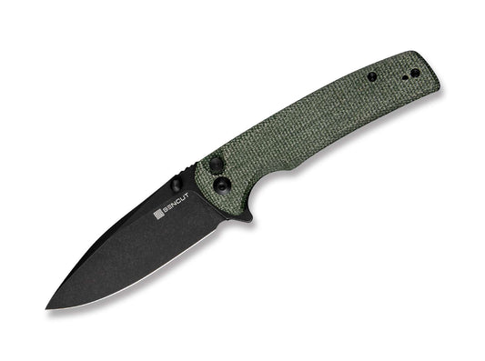 Briceag SENCUT Sachse Micarta Green Black Blade CWS- Micarta, EDC