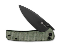 Briceag SENCUT Sachse Micarta Green Black Blade CWS- Micarta, EDC