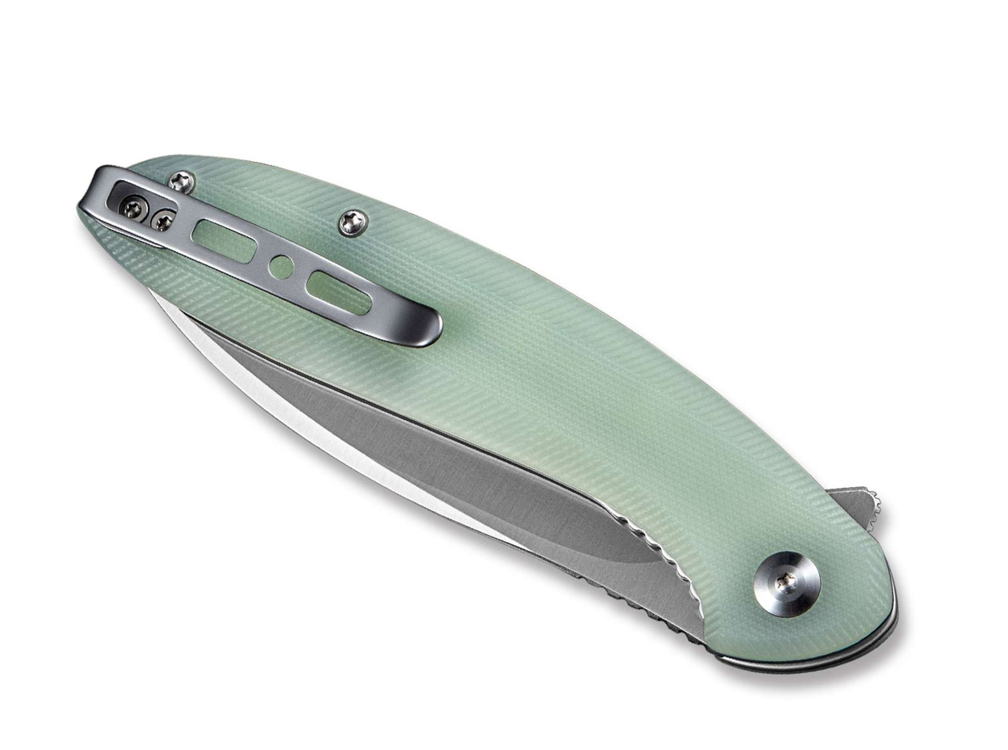 Briceag SENCUT San Angelo G10 Natural – Cuțit EDC Modern, Echilibrat și Fiabil