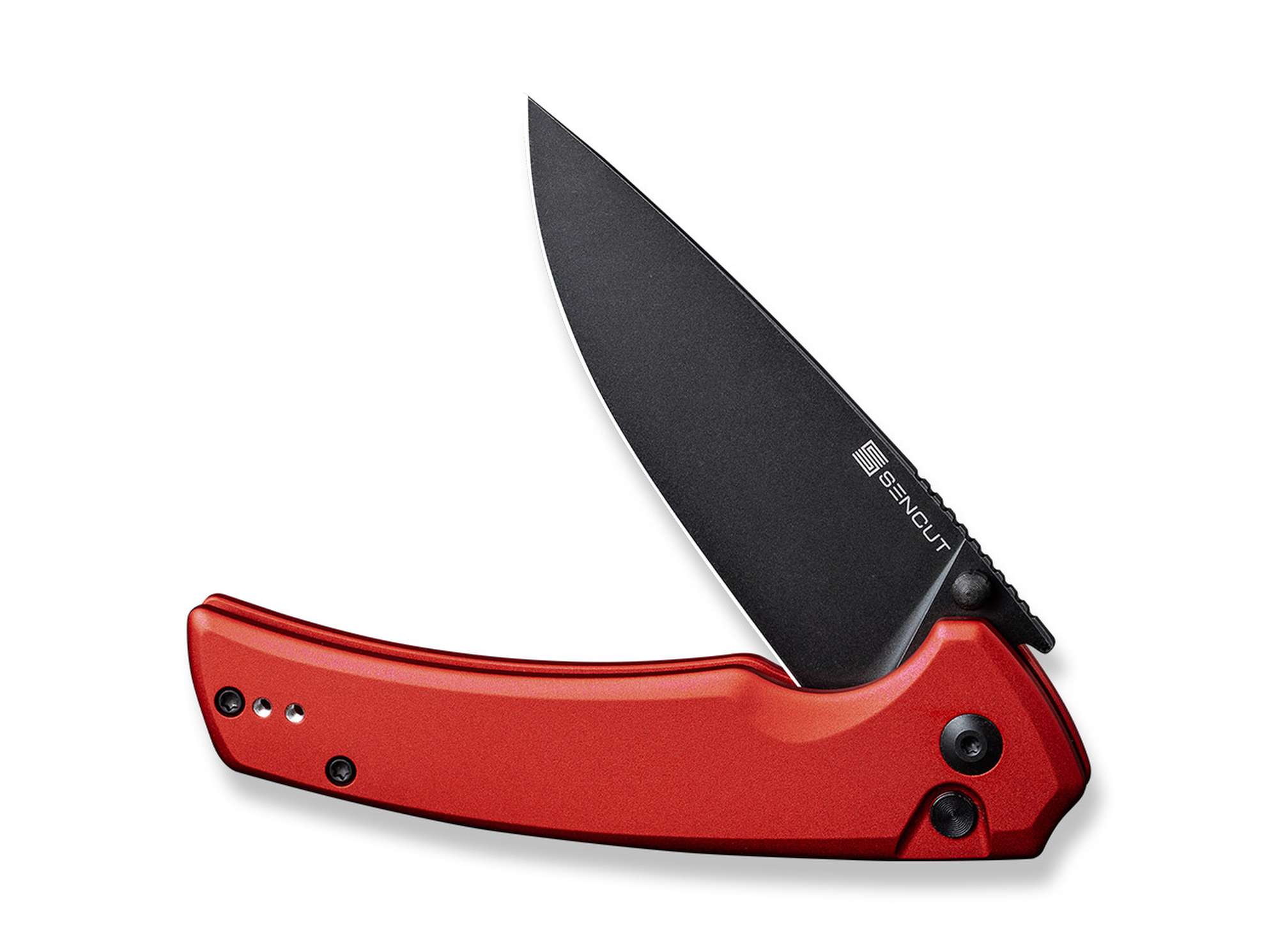 Briceag SENCUT Serene Aluminum Red Black Blade CWS International Co.,Limited- Design Robust, Utilizare EDC