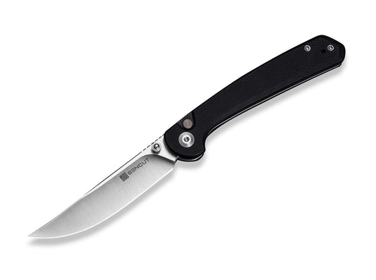 Briceag SENCUT Skelfin Black G10 CWS- Maner G10 Negru, Sistem Button Lock