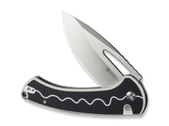 Briceag SENCUT Squiggy Black & White G10 CWS International- G10, EDC