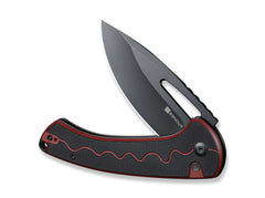 Briceag SENCUT Squiggy Burgundy & Black G10 CWS Int.- Lama 9Cr18MoV, EDC