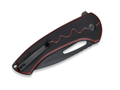 Briceag SENCUT Squiggy Burgundy & Black G10 CWS Int.- Lama 9Cr18MoV, EDC