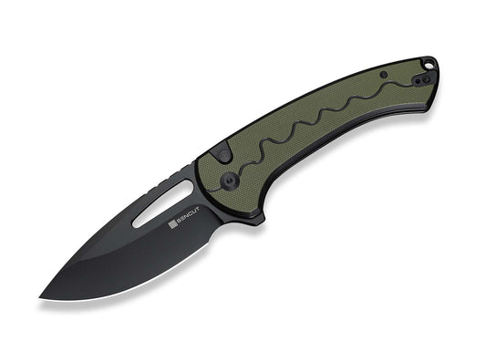 Briceag SENCUT Squiggy Green & Black G10 CWS International Co.,Limited- G10, EDC
