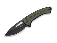 Briceag SENCUT Squiggy Green & Black G10 CWS International Co.,Limited- G10, EDC