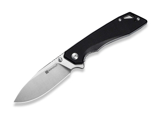 Briceag SENCUT Stratex Black G10 – Cuțit EDC Tactic Discret și Fiabil