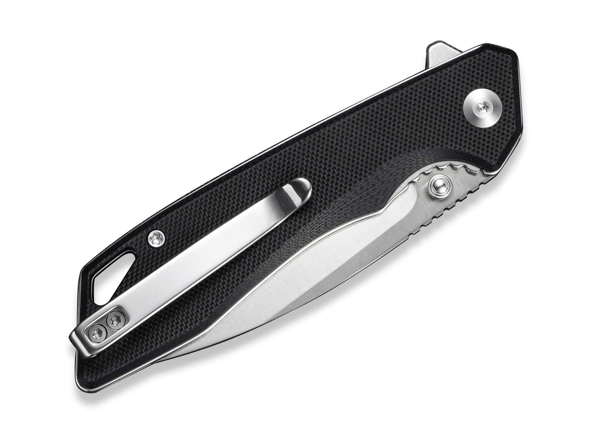 Briceag SENCUT Stratex Black G10 – Cuțit EDC Tactic Discret și Fiabil