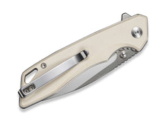 Briceag SENCUT Stratex Ivory G10 – Cuțit EDC Modern Elegant
