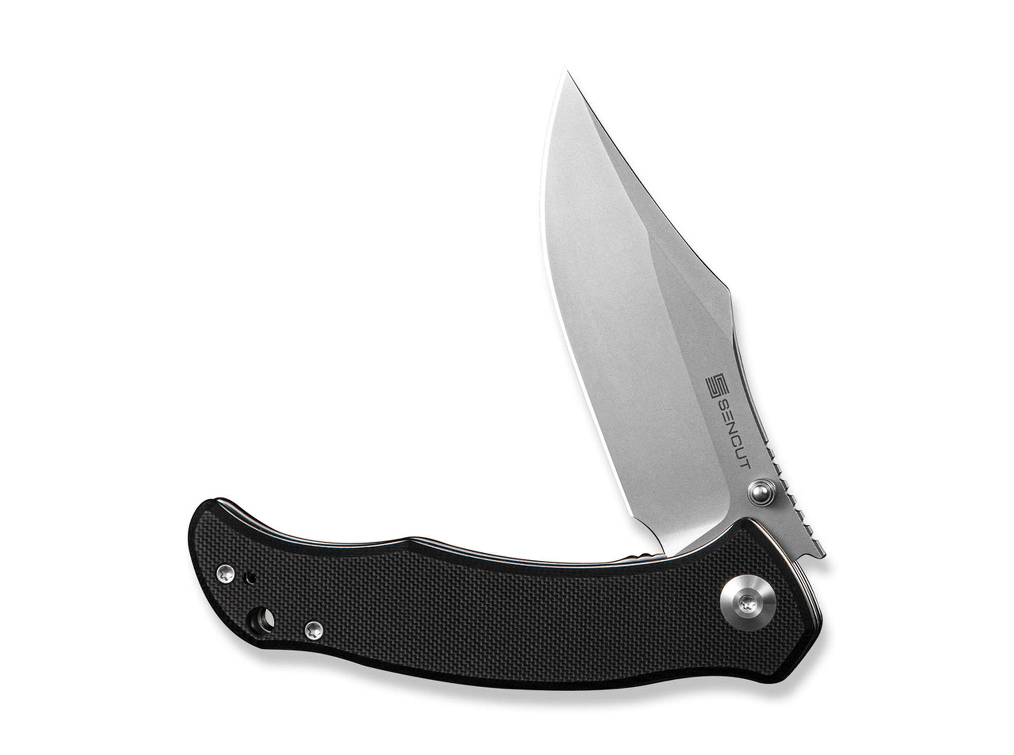 Briceag SENCUT Tauron D2 Black G10 CWS International Co.,Limited- D2, G10