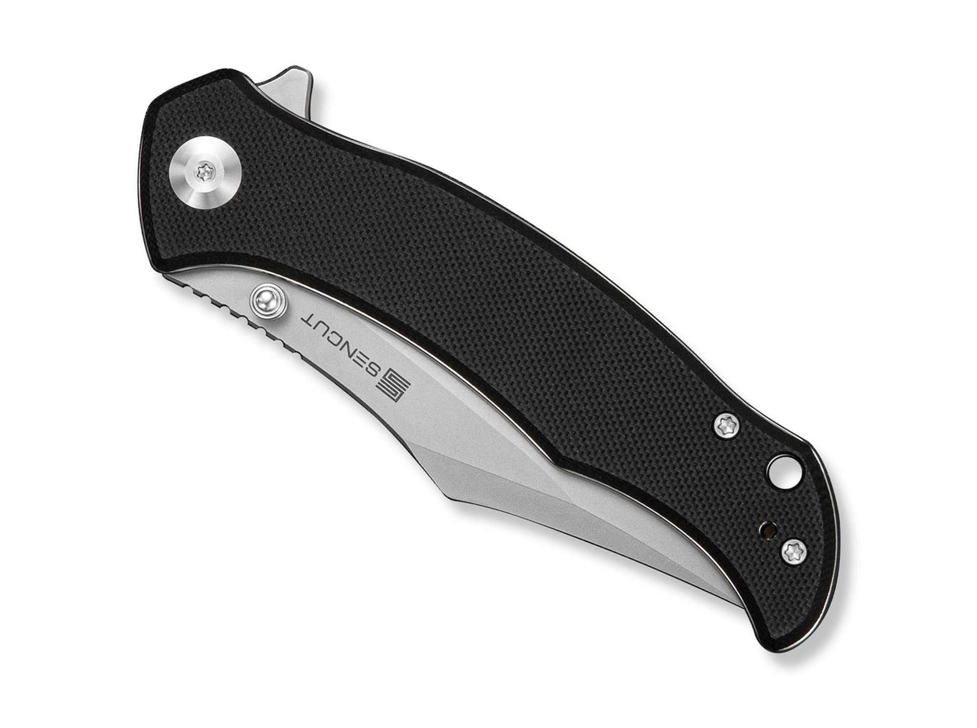 Briceag SENCUT Tauron D2 Black G10 CWS International Co.,Limited- D2, G10