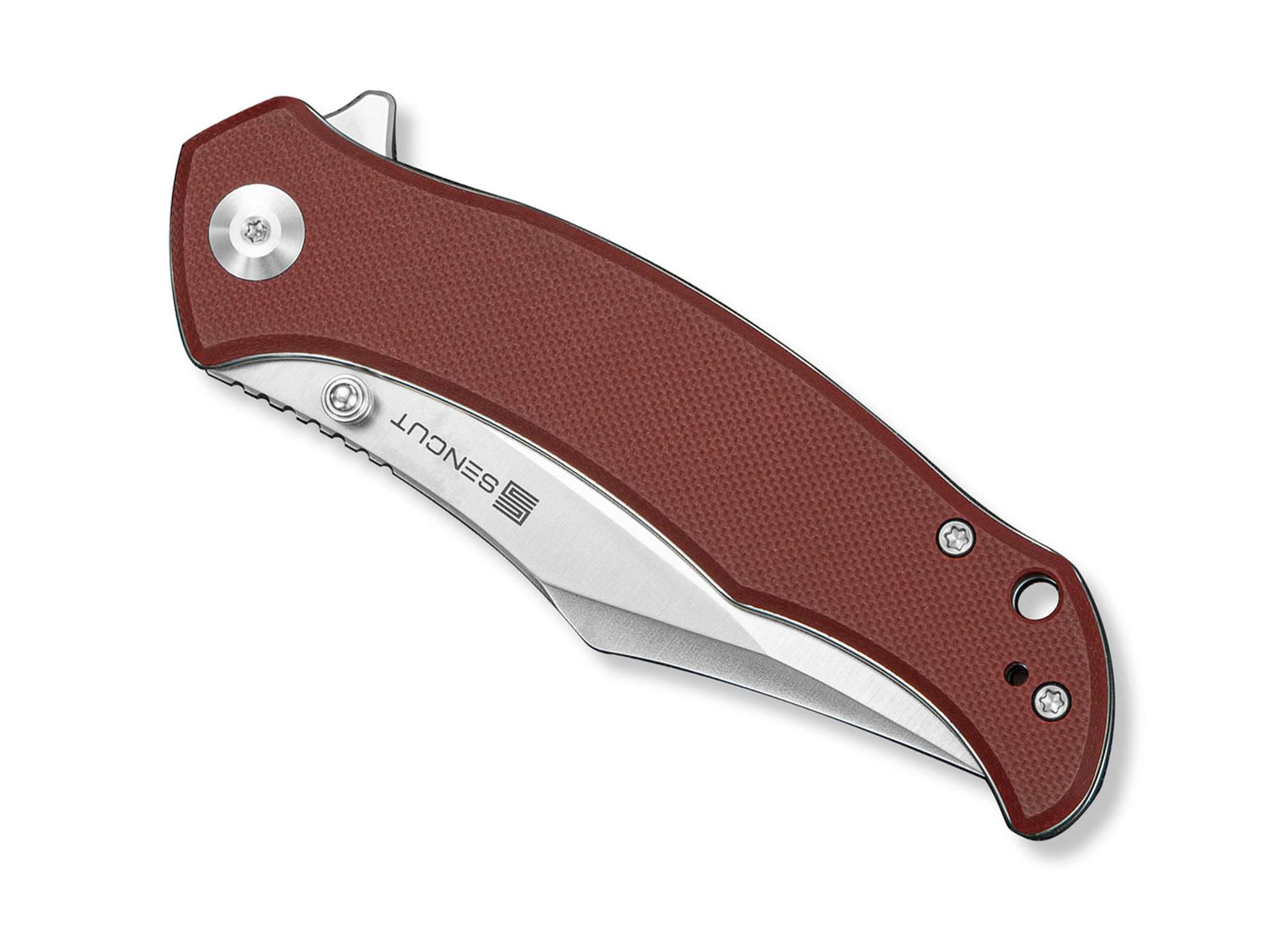 Briceag SENCUT Tauron D2 Burgundy G10 CWS International Co.,Limited- EDC