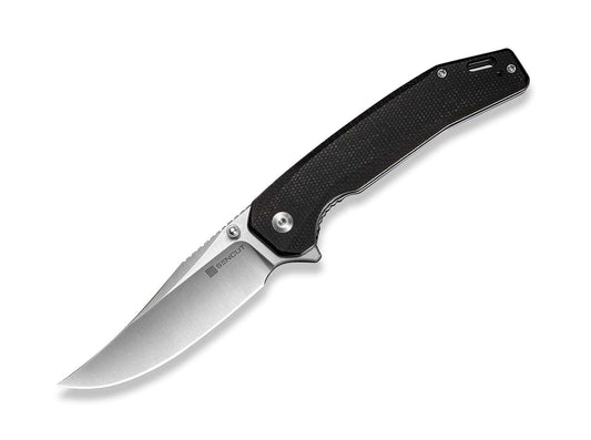 Briceag SENCUT Vornix Black Micarta – Cuțit EDC Robust cu Grip Premium