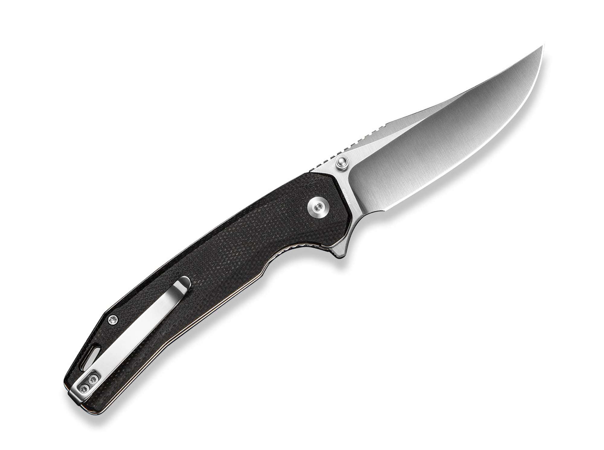 Briceag SENCUT Vornix Black Micarta – Cuțit EDC Robust cu Grip Premium