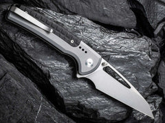 Briceag Sentinel Strike Aluminum Grey & Black CIVIVI- Lama Reverse Tanto, Spărgător Geamuri
