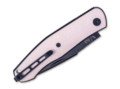 Briceag Serenity G10 Ivory BW Real Steel- Lama Blackwash N690, Maner G10