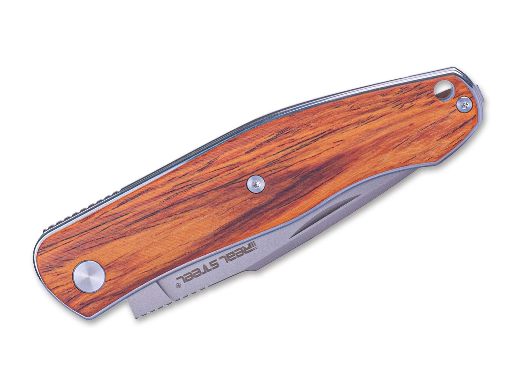Briceag Serenity Rosewood Real Steel- Maner Palisander, Lama Harpoon