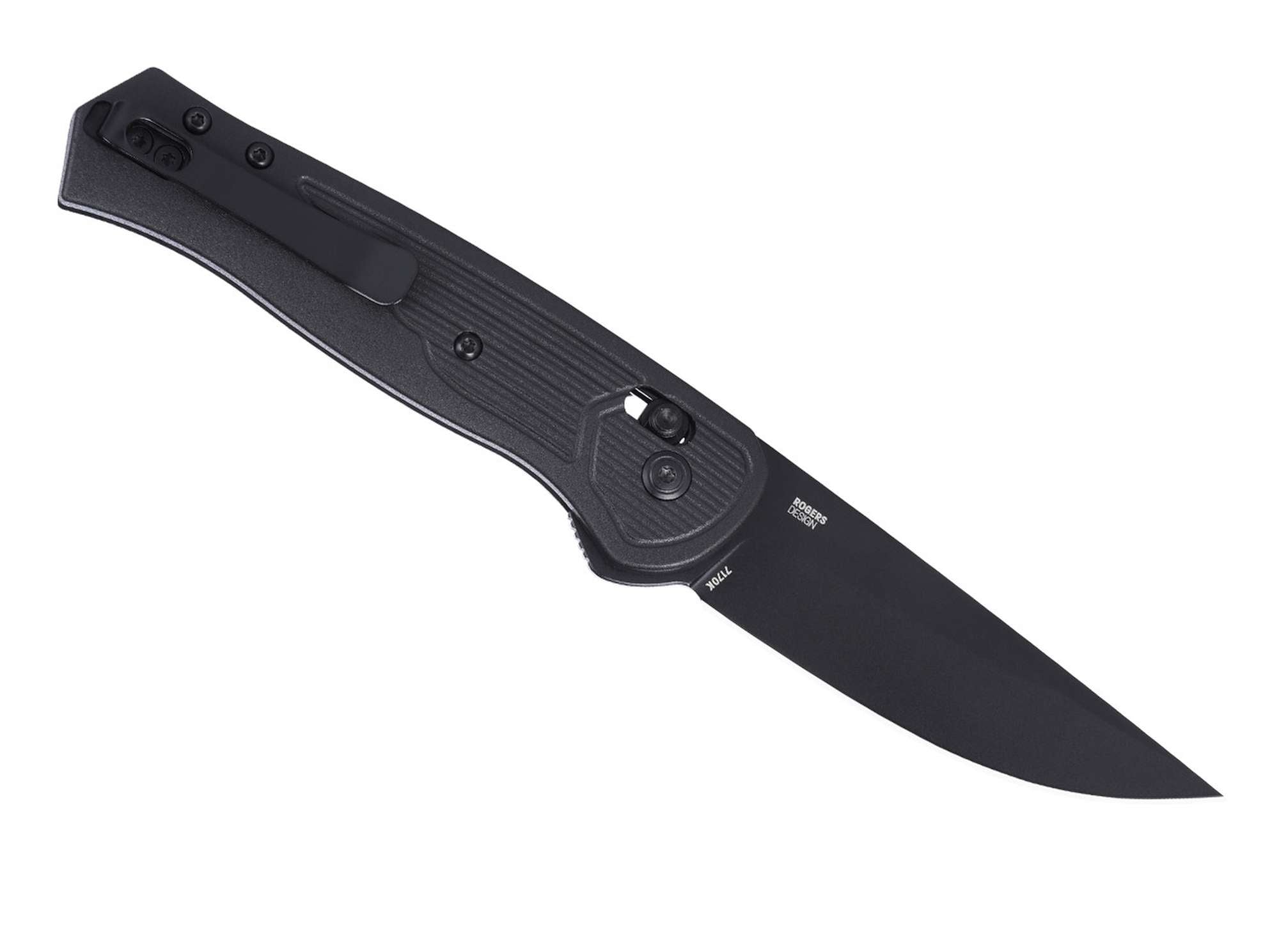 Briceag Sero GRN All Black CRKT- Lamă Acoperită TiN, Blocare Crossbar