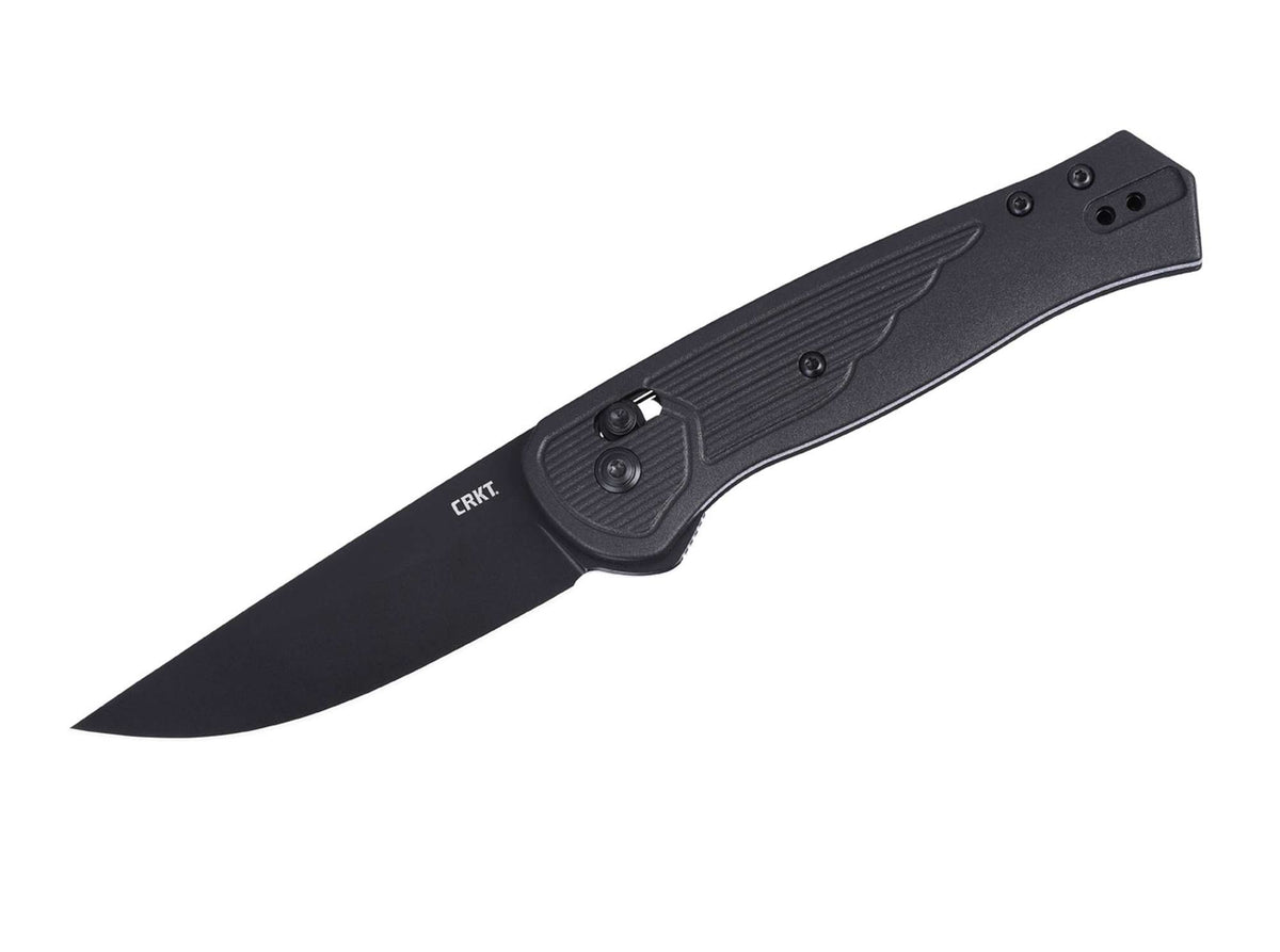 Briceag Sero GRN All Black CRKT- Lamă Acoperită TiN, Blocare Crossbar