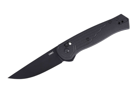 Briceag Sero GRN All Black CRKT- Lamă Acoperită TiN, Blocare Crossbar