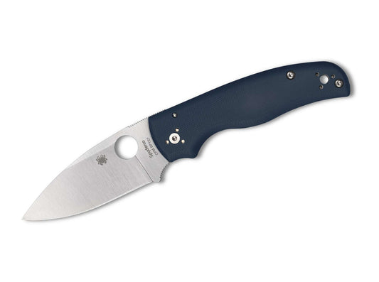 Briceag Shaman Blue G10 CPM-SPY27 Spyderco- Maner G10 Albastru, Lama CPM-SPY27