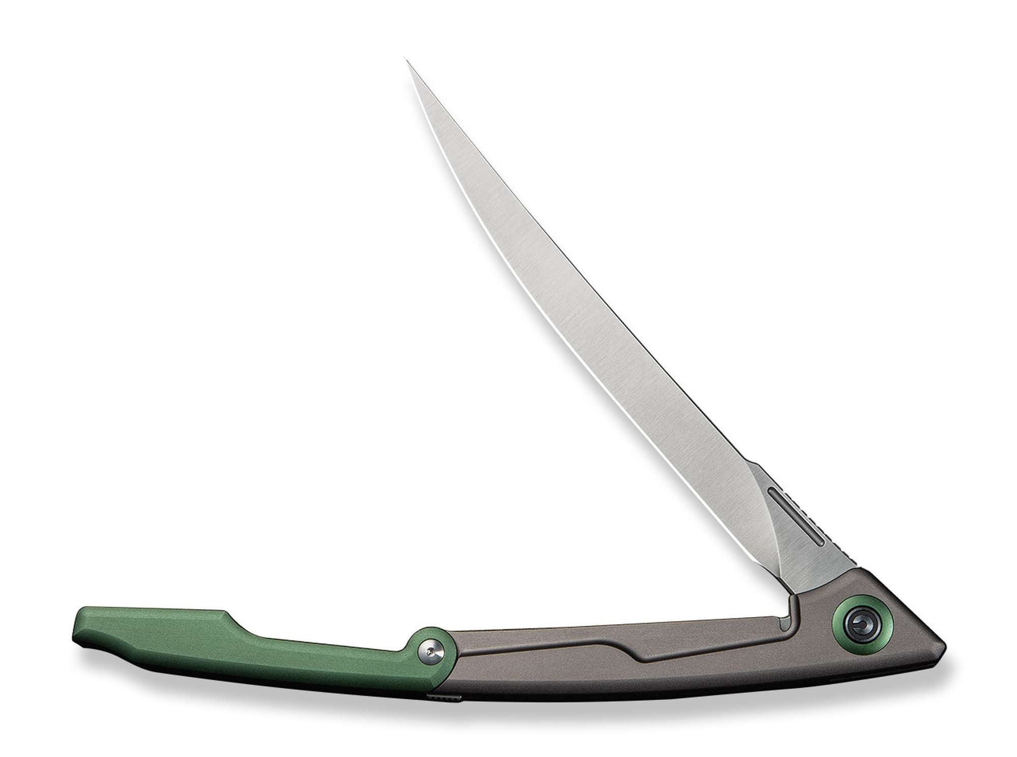Briceag Shawka Grey & Green Aluminum CIVIVI- Lama, Maner Ergonomic