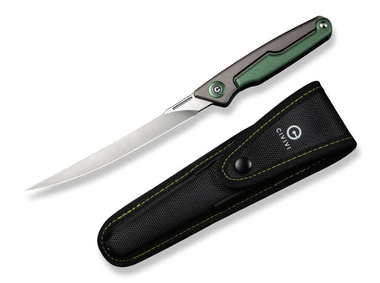 Briceag Shawka Grey & Green Aluminum CIVIVI- Lama, Maner Ergonomic