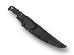 Briceag Shelter Cove Black G10 Spyderco- Teaca Piele, Constructie Full-Tang