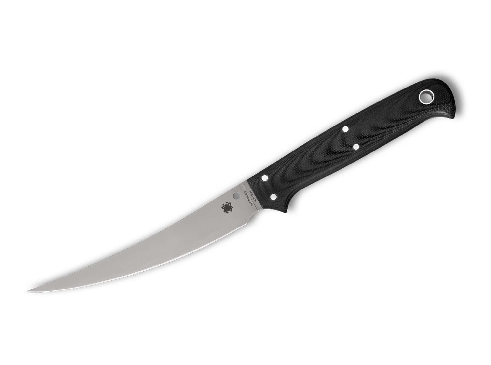 Briceag Shelter Cove Black G10 Spyderco- Teaca Piele, Constructie Full-Tang